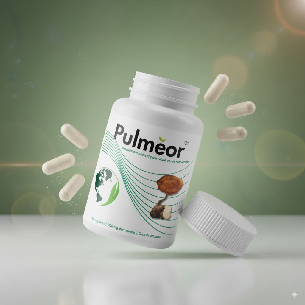 Pulmeor – Capsules à base de champignon Tiger Milk