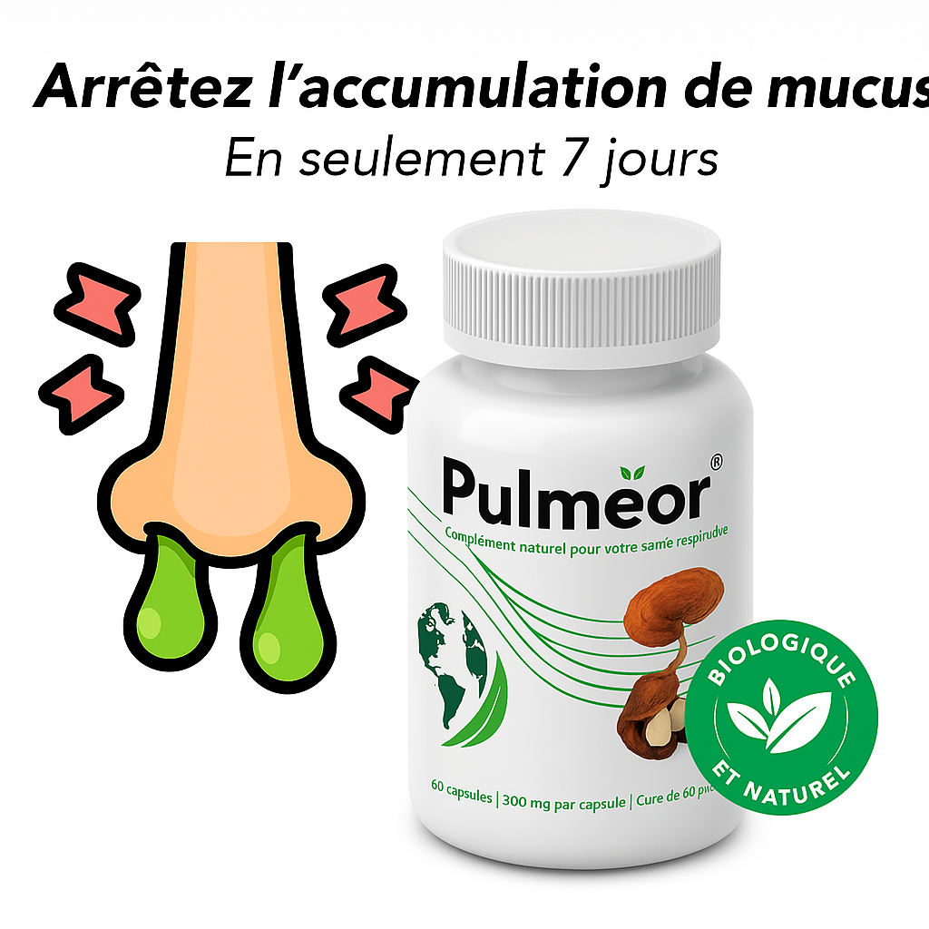 Pulmeor – Capsules à base de champignon Tiger Milk